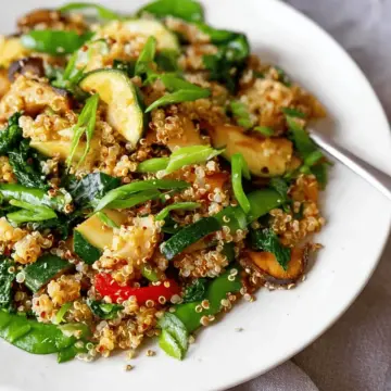 Vegetable Quinoa Stir Fry Recipe