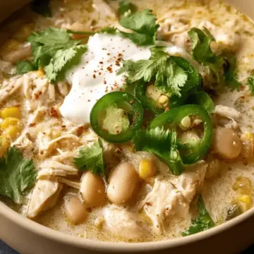 Slow Cooker White Chicken Chili