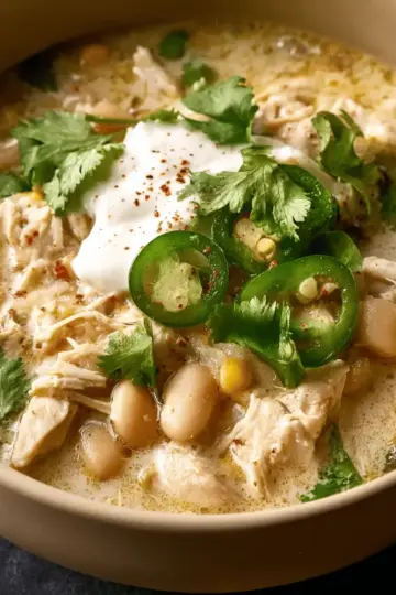 Slow Cooker White Chicken Chili