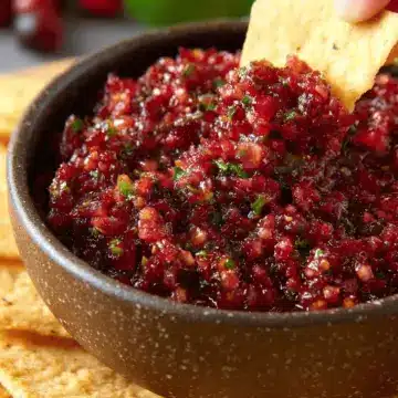 Cranberry Jalapeño Salsa