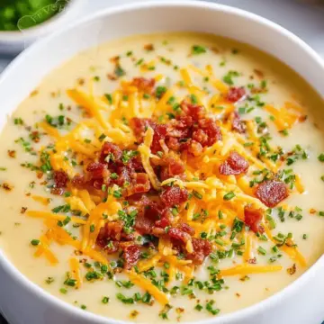 Cheddar Cheese Potato Soup