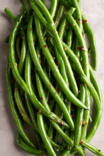 Spicy Garlic Green Beans