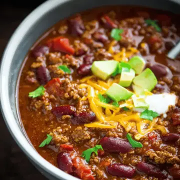 Slow Cooker Chili Recipe