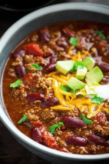 Slow Cooker Chili Recipe