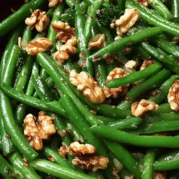 Green Beans With Walnuts