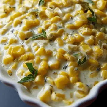 Garlic and Herb Creamed Corn