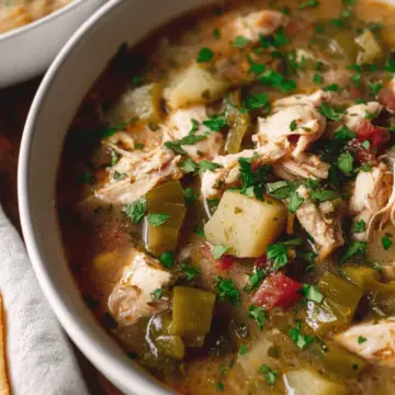 Green Chile Chicken Stew