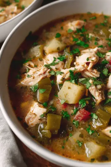 Green Chile Chicken Stew
