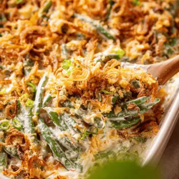 Green Bean Casserole with Cream Cheese