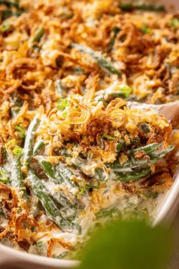 Green Bean Casserole with Cream Cheese