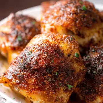 Crispy Baked Chicken Thighs