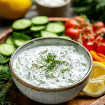 Garlic Dill Tzatziki Sauce