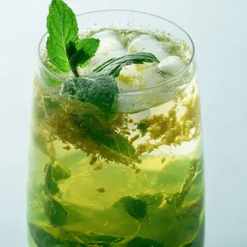 Iced Mint Green Tea