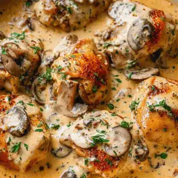 Creamy Mushroom Chicken Thighs