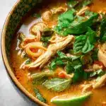 Easy Thai Chicken Curry Soup