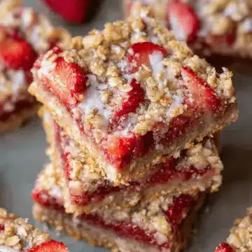 Strawberry Oatmeal Bars
