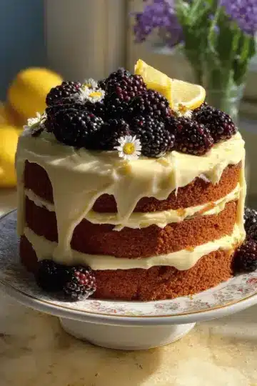 Lemon Blackberry Cake