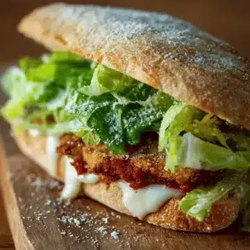 Crispy Chicken Caesar Sandwich