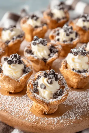 Mini Cannoli Cups