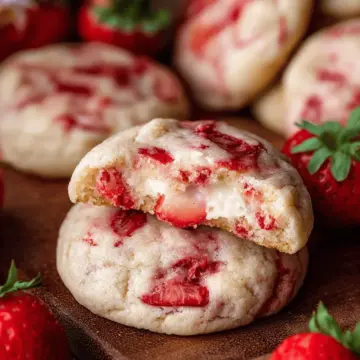 Strawberry Cheesecake Cookies