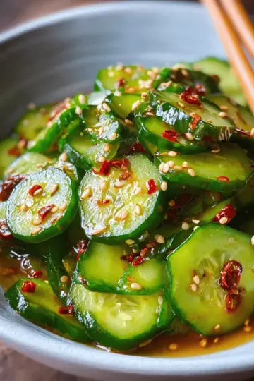 Easy Asian Cucumber Salad