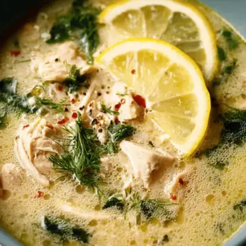 Avgolemono (Greek Lemon Chicken Soup)