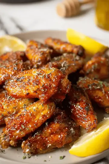 Honey Lemon Pepper Wings