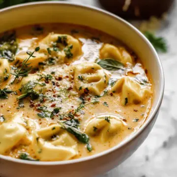 Creamy Tortellini Soup