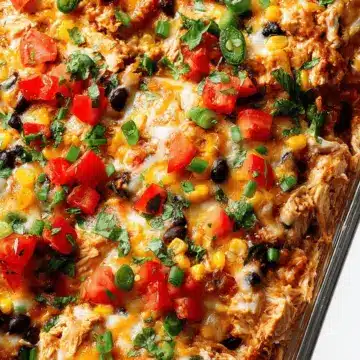Easy Chicken Burrito Casserole
