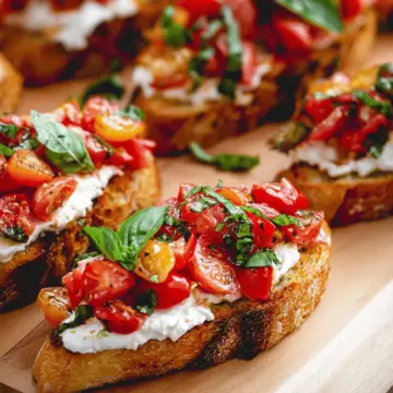 Burrata Bruschetta