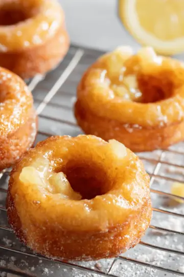 Air Fryer Lemon Donuts