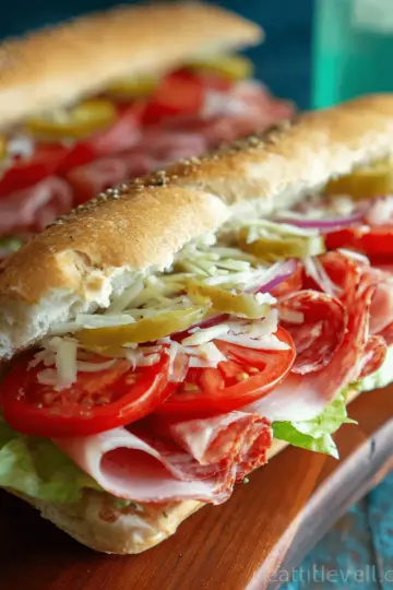 Italian Cold Cut Sub Sandwich