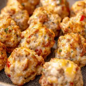Rotel Cream Cheese Sausage Balls