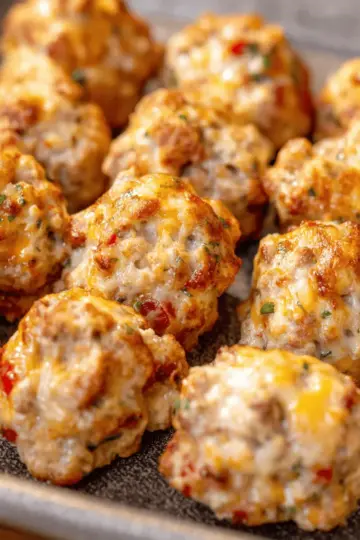 Rotel Cream Cheese Sausage Balls