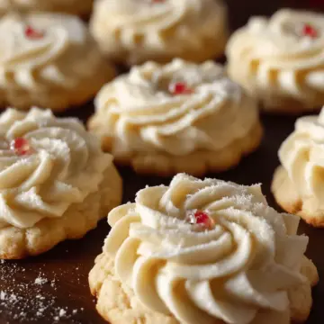 Whipped Shortbread Cookies