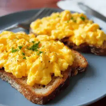 Scrambled Eggs with Cheese: Delicious and High Protein