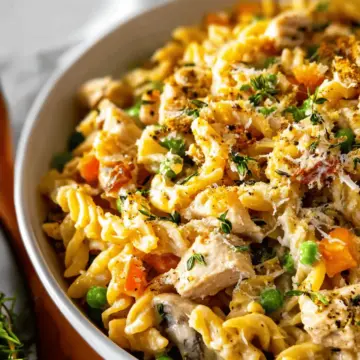 Chicken Pot Pie Pasta