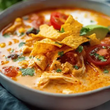 Creamy Chicken Tortilla Soup