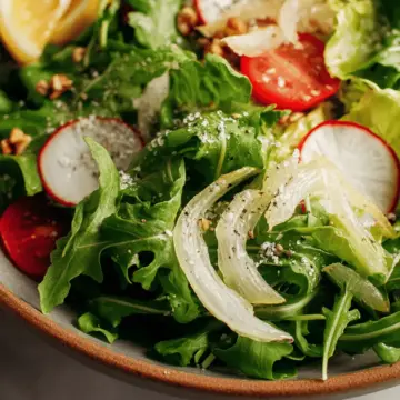 Arugula Salad with Lemon & Fennel
