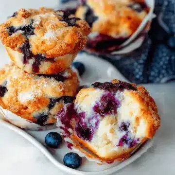 Blueberry Cheesecake Muffins