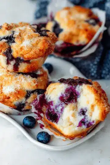 Blueberry Cheesecake Muffins