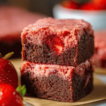 Strawberry Brownies