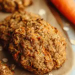 Healthy Carrot Cake Oatmeal Cookies