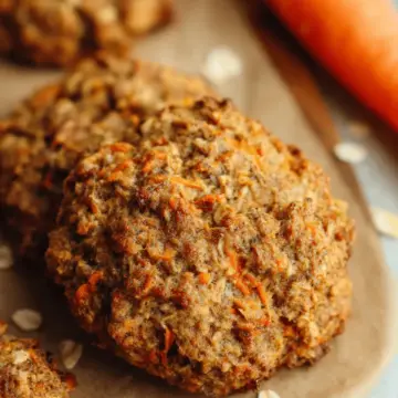 Healthy Carrot Cake Oatmeal Cookies