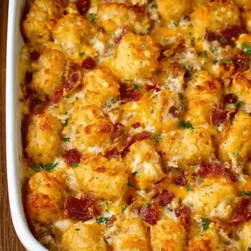 Cracked Out Chicken Tater Tot Casserole