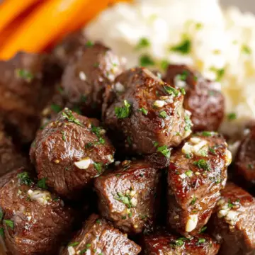 Air Fryer Garlic Butter Steak Bites