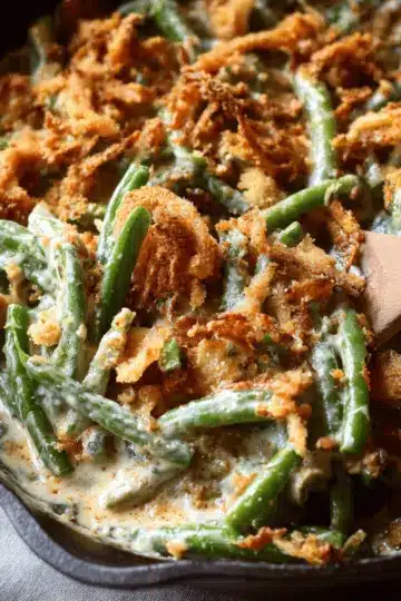 Creamy Green Bean Casserole from Scratch