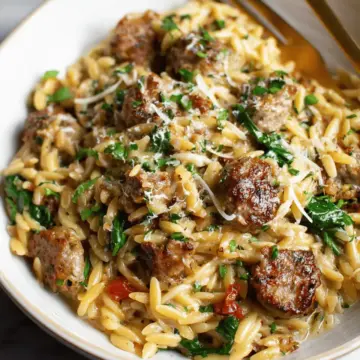 Italian Sausage Orzo