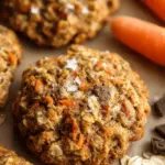 Healthy Carrot Cake Oatmeal Cookies