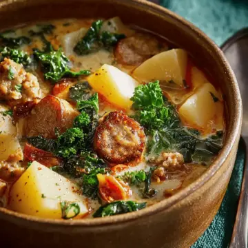 Sausage, Potato and Kale Soup